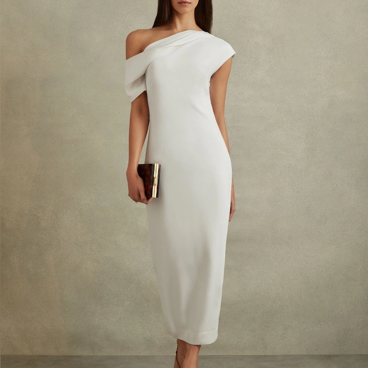 Reiss Laurey Draped Dress Us 2